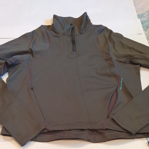 Lululemon Tech Fleece Hiking 1/4 Zip Pullover Carob Brown Size 4 - Picture 4 of 14